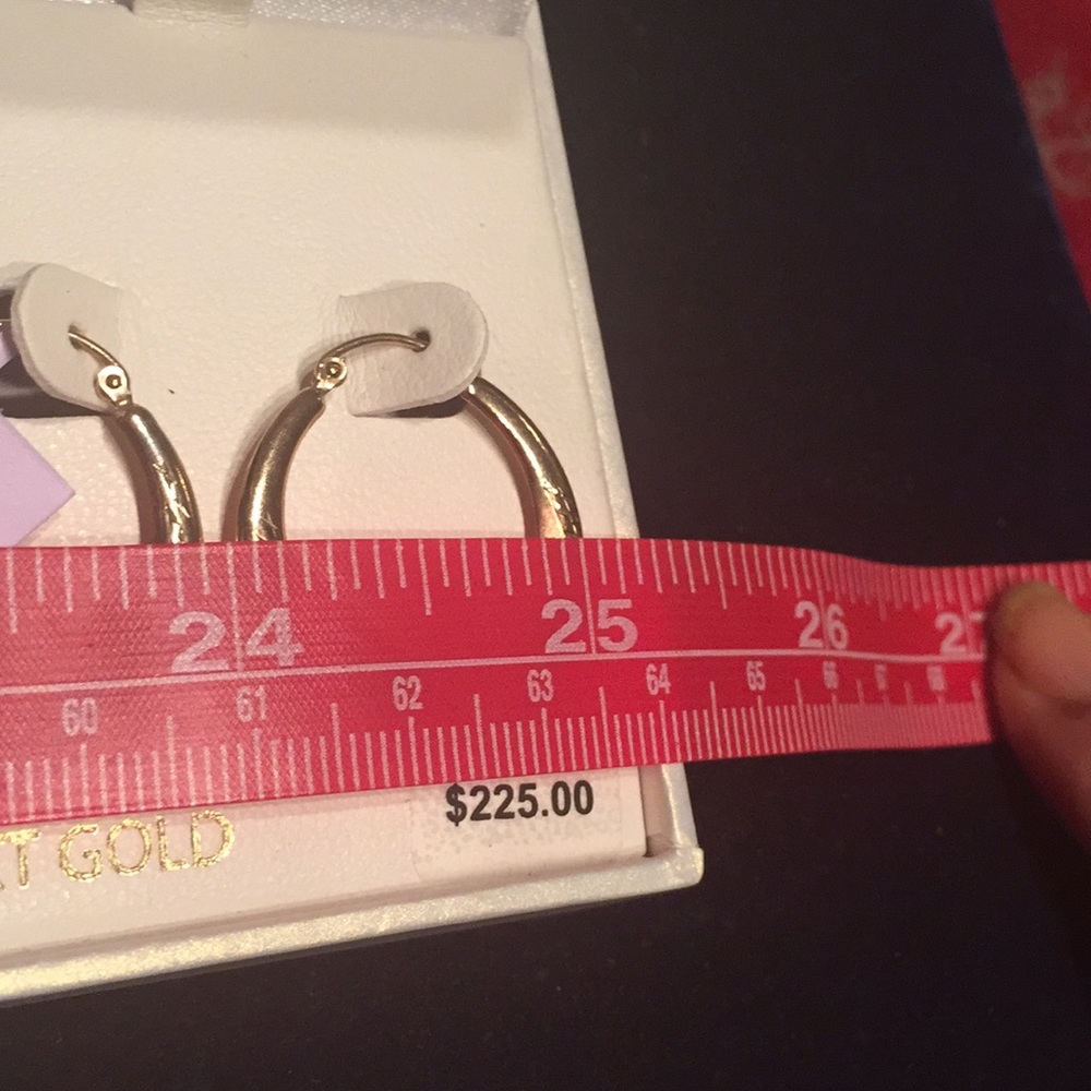 NWT 10K tri-colored gold earrings - Picture 3 of 8